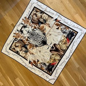 Burberry Animal Square Scarf
